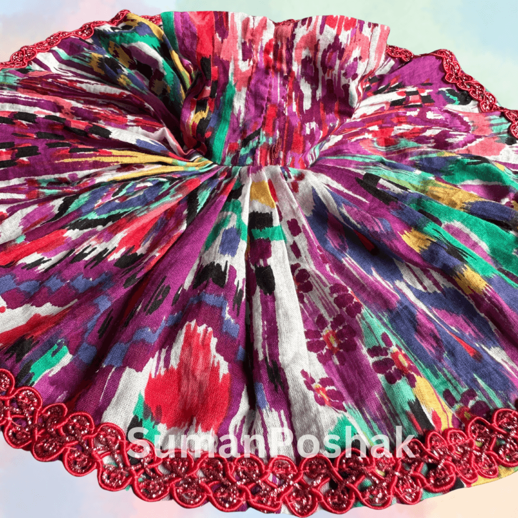 Holi Special Multicolor Laddu Gopal Poshak – Handcrafted & Washable